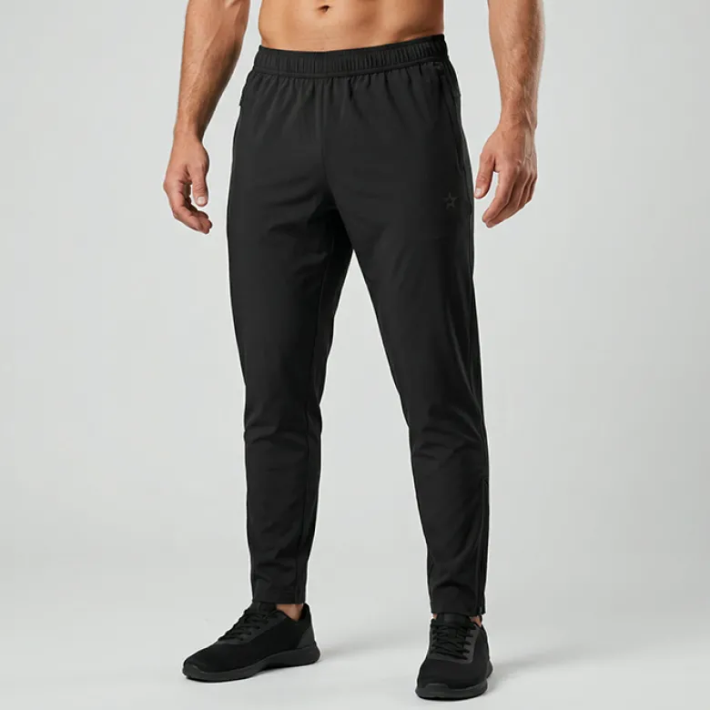 Star Woven Pants Black