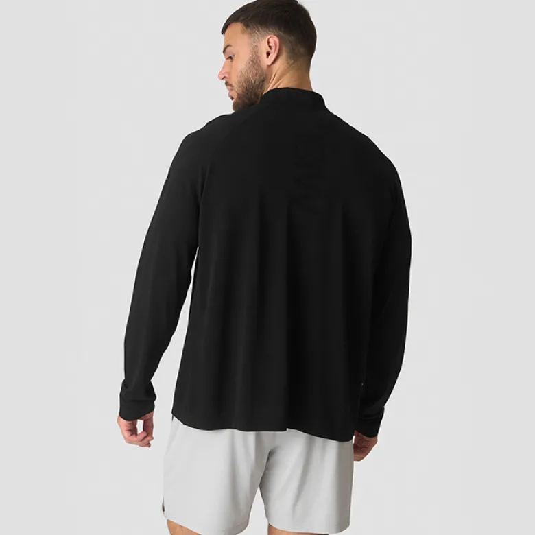 Stride 1/4 Longsleeve, Black