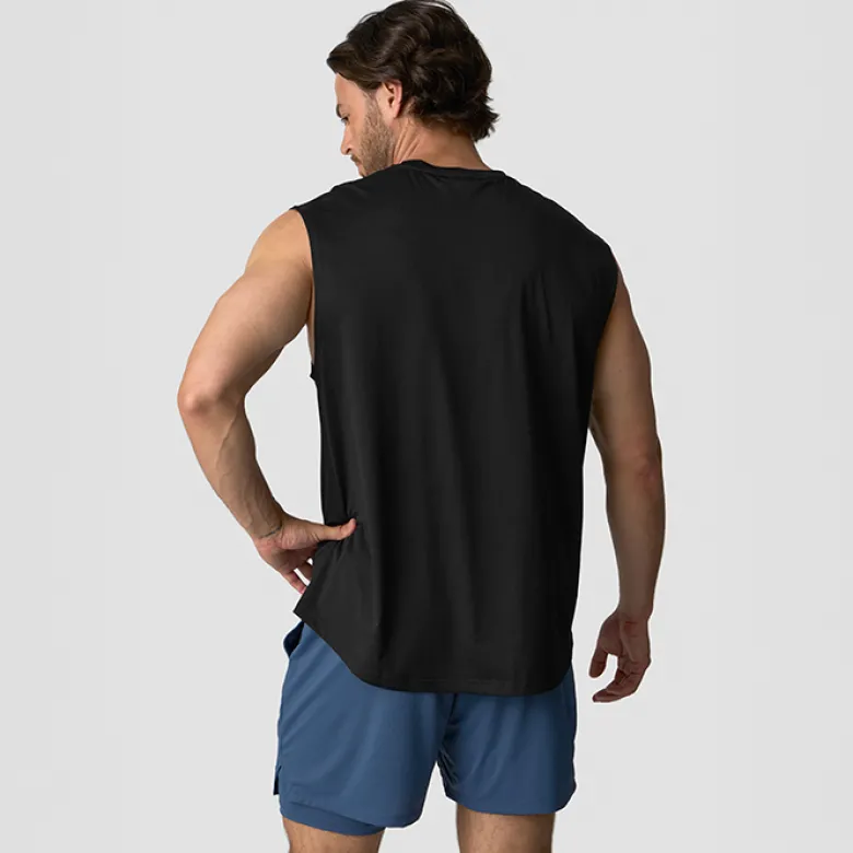 Stride Sleeveless T-shirt,Black