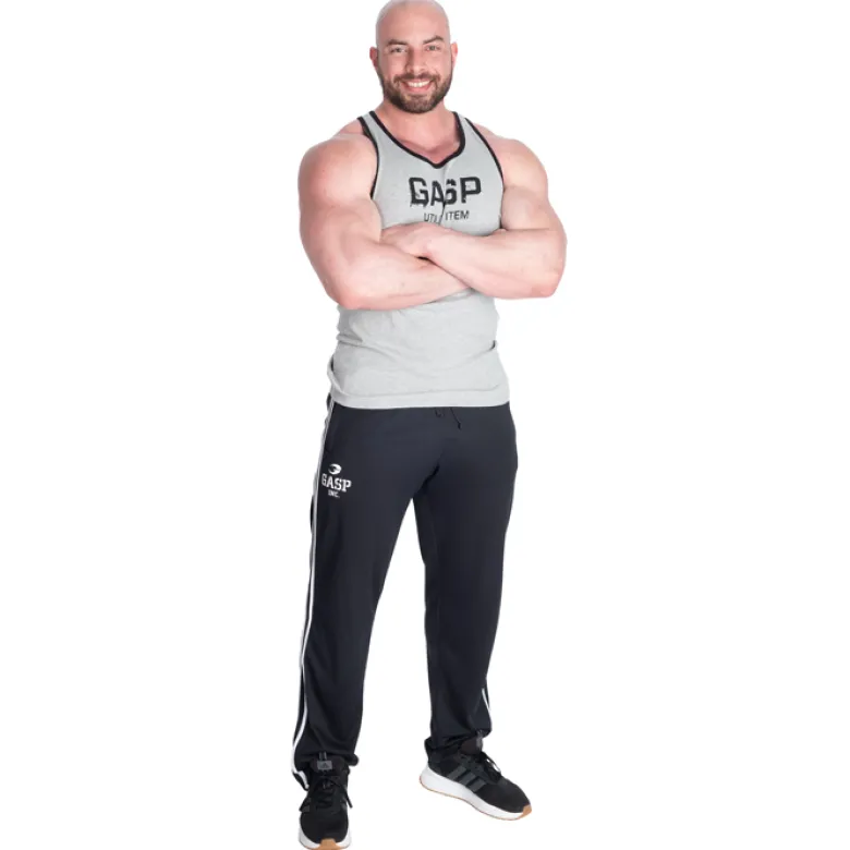 2 Stripe Standard Mesh Pant, Black/White