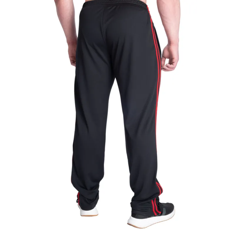 2 Stripe Standard Mesh Pant, Black/Red