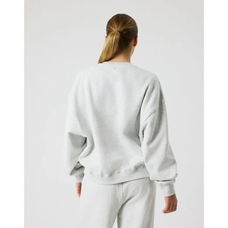 Studio Oversized Sweatshirt, Ultra Light Grey Melange