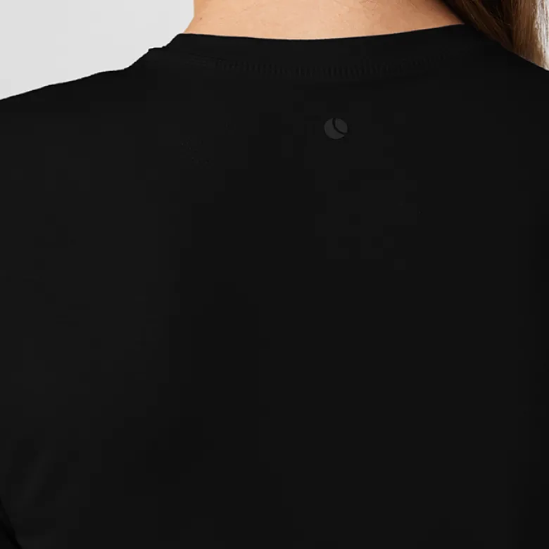 Studio Soft Cropped T-shirt, Black Beauty
