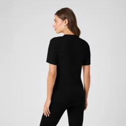 Studio Soft Cropped T-shirt, Black Beauty