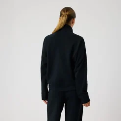 Studio Soft Halfzip Sweatshirt, Black Beauty