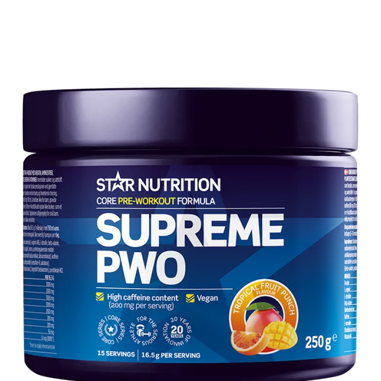 Supreme PWO, Tropical fruit punch, 250 g