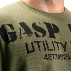 Thermal Gym Sweater, Washed Green