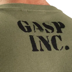 Thermal Gym Sweater, Washed Green