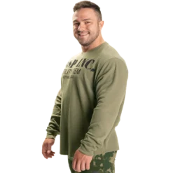 Thermal Gym Sweater, Washed Green