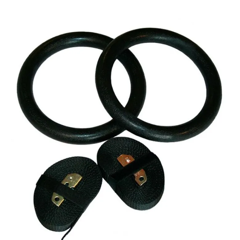 Titan Life Gym Rings, Black