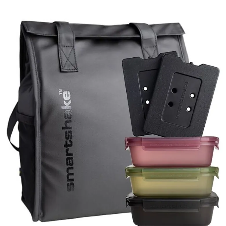 Totebag + Ice Packs + 3 Matlådor