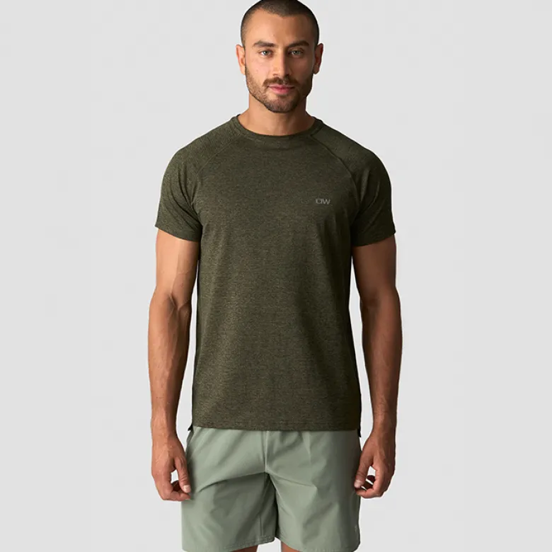 Training Mesh T-shirt, Dark Khaki Green