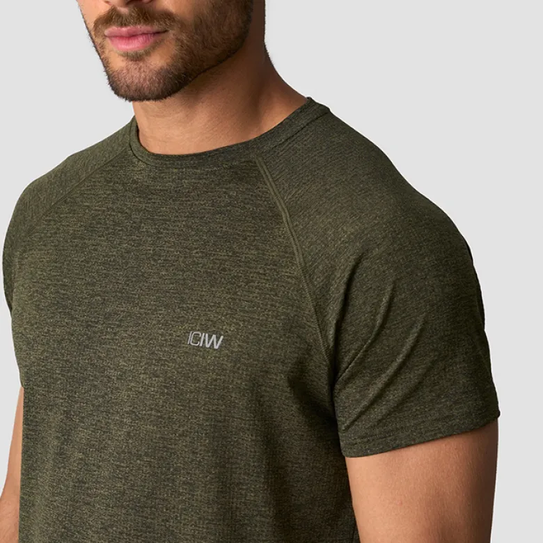 Training Mesh T-shirt, Dark Khaki Green