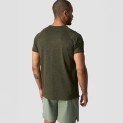 Training Mesh T-shirt, Dark Khaki Green