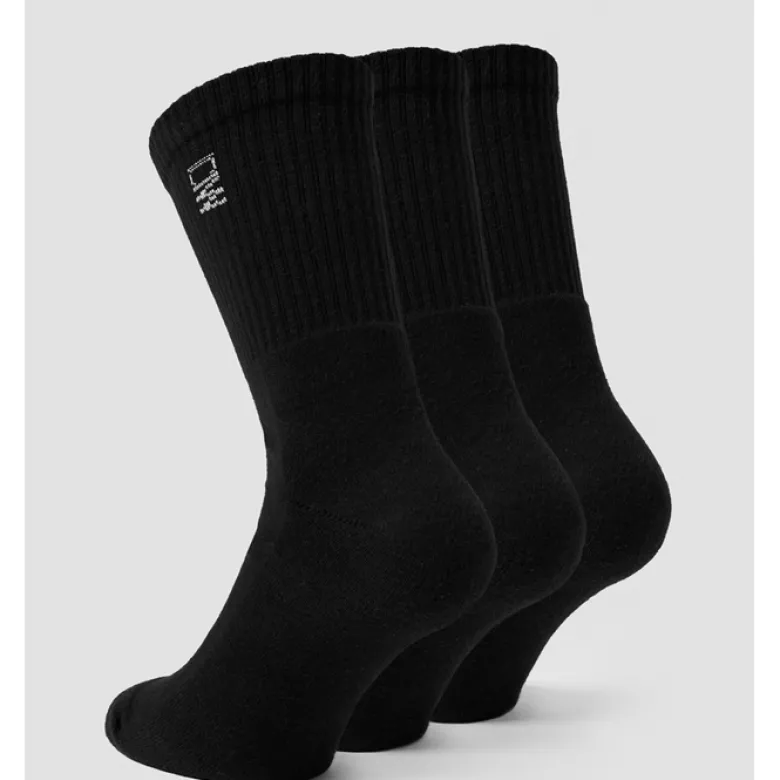 Training Socks 3-pack, Black