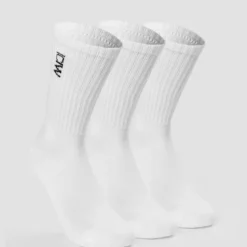 Training Socks 3-pack, White