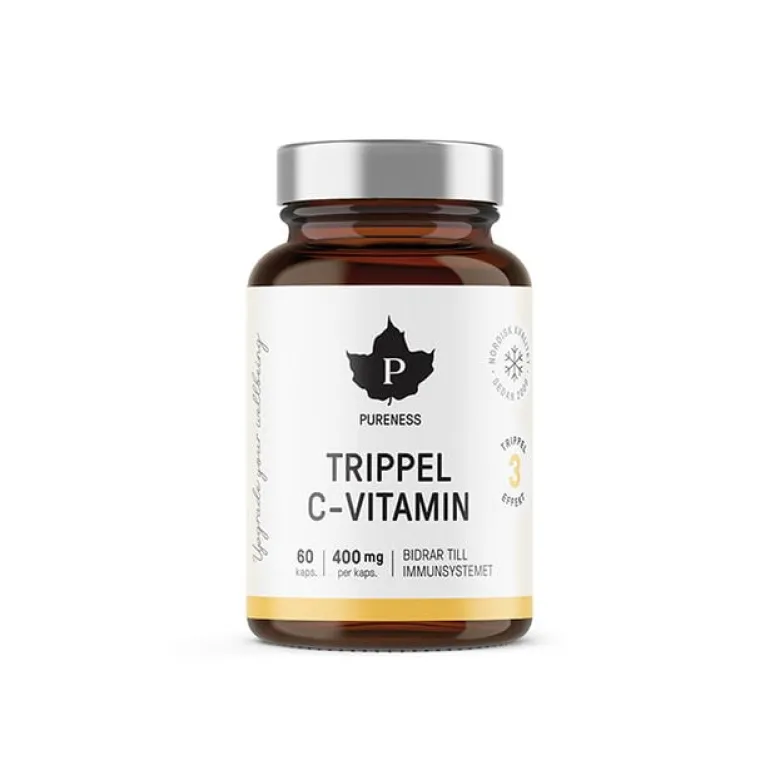 Trippel C-vitamin 60 kapslar