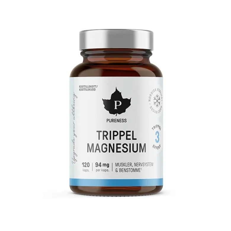 Trippel Magnesium 120 kapslar
