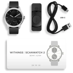 Träningsklocka Scanwatch 2 42mm Black