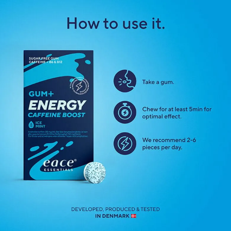 Tuggummi Energy Boost 10 st