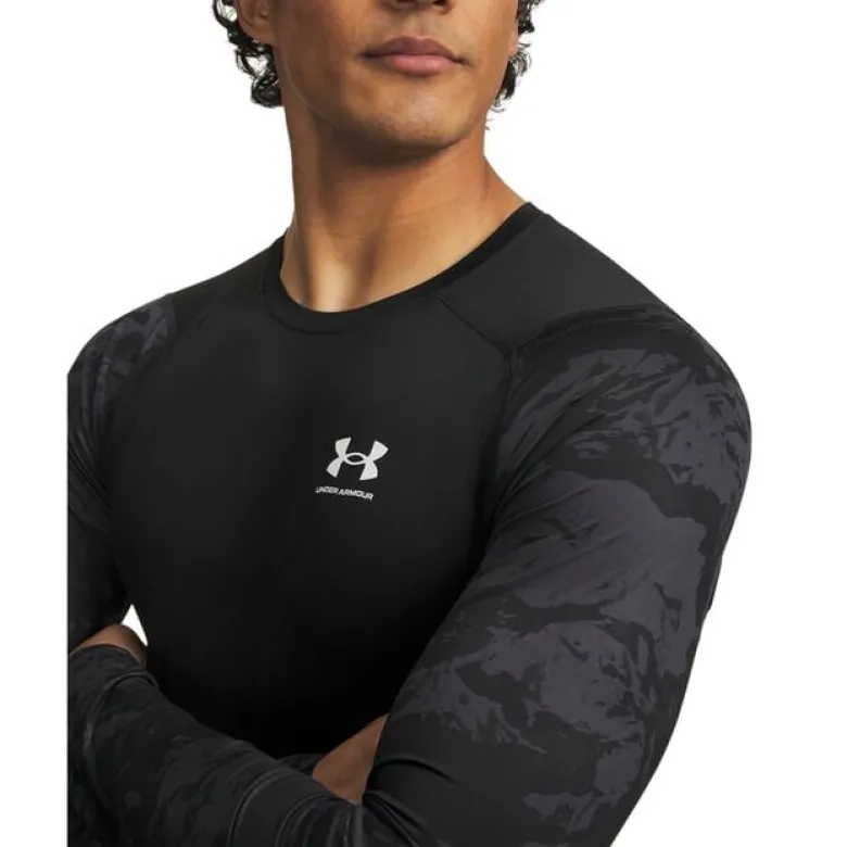 UA HG Armour Comp CB LS Black