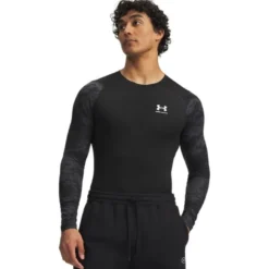 UA HG Armour Comp CB LS Black