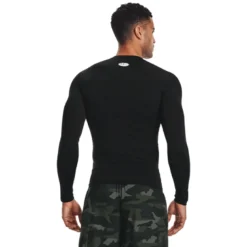 UA HG Armour Comp LS, Black