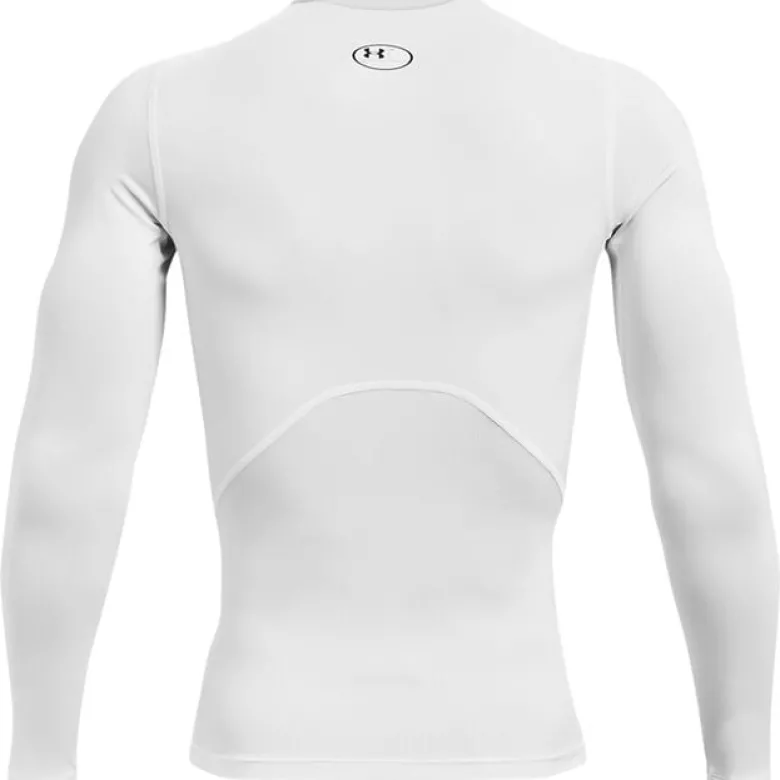 UA HG Armour Comp LS, White