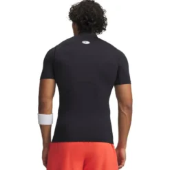 UA HG Armour Comp Mock SS Black