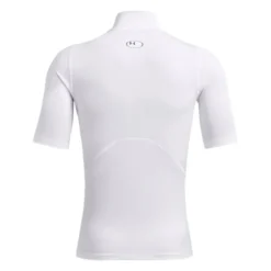 UA HG Armour Comp Mock SS White