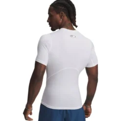 UA HG Armour Comp SS, White