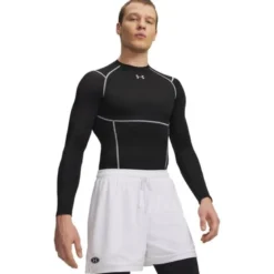 UA HG Elite Comp LS Black