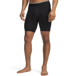 UA HG Elite Long Shorts Black