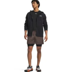 UA HG Elite Long Shorts Black