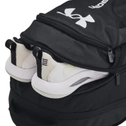 UA Hustle 6.0 Backpack, Black