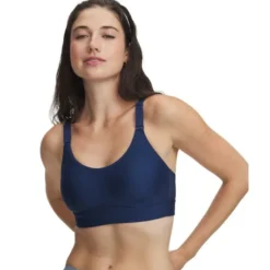 UA Infinity Mid 2.0 Bra Blackout Navy