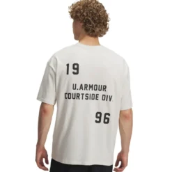 UA M HWT OS Hoops Courtside White