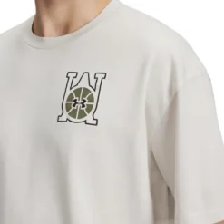 UA M HWT OS Hoops Courtside White
