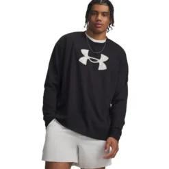 UA M HWT Unstoppable LS Black