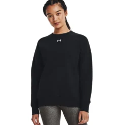 UA Rival Fleece Crew, Black