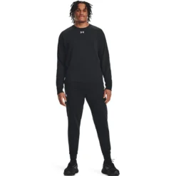 UA Rival Fleece Crew, Black