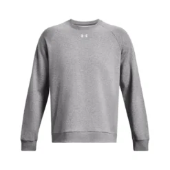 UA Rival Fleece Crew Castlerock Light Heather