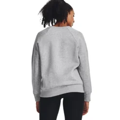 UA Rival Fleece Crew, Pitch Gray