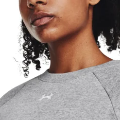 UA Rival Fleece Crew, Pitch Gray
