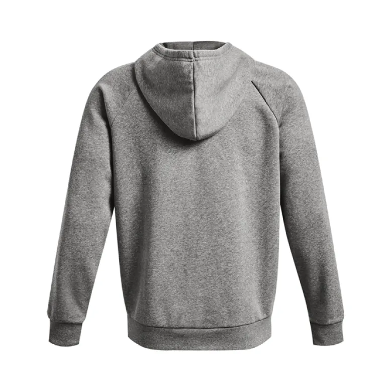 UA Rival Fleece FZ Castlerock Light Heather