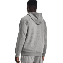 UA Rival Fleece FZ Castlerock Light Heather