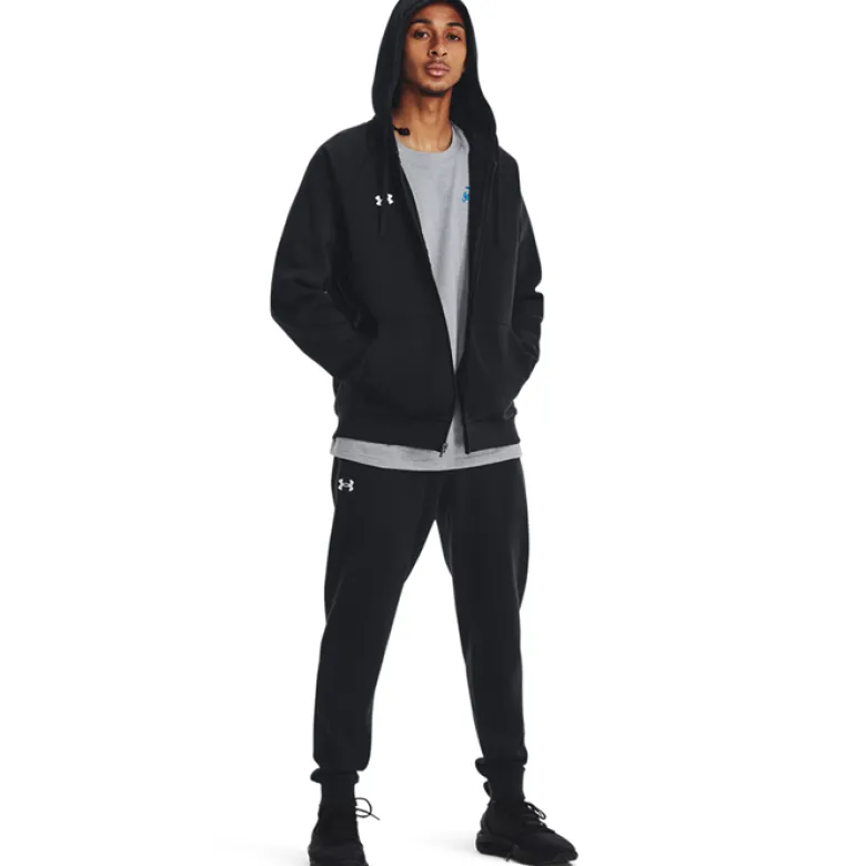 UA Rival Fleece FZ Hoodie Black