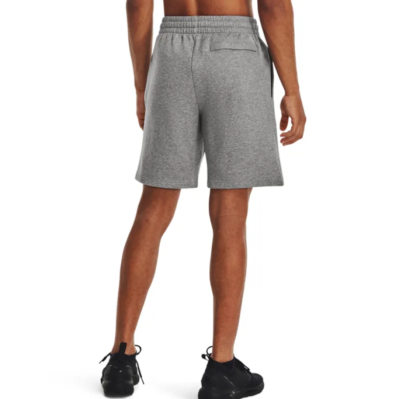 UA Rival Fleece Shorts Castlerock Light Heather