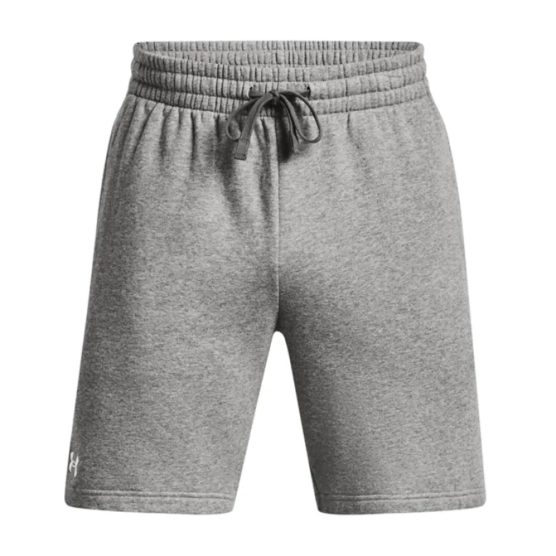 UA Rival Fleece Shorts Castlerock Light Heather