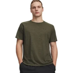 UA Tech Textured SS Marine OD Green